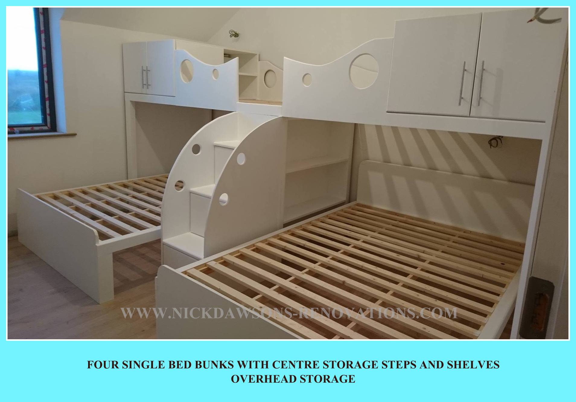 CHILDRENS STORAGE BEDS, BESPOKE CHILDRENS BEDS